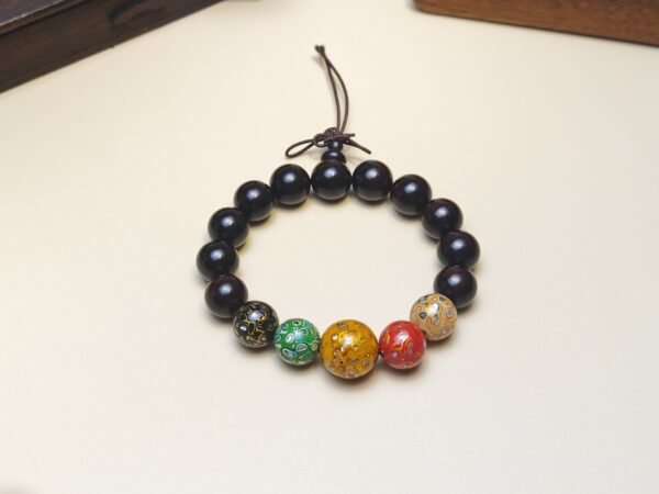 Five Elements Rosewood Bead Bracelet